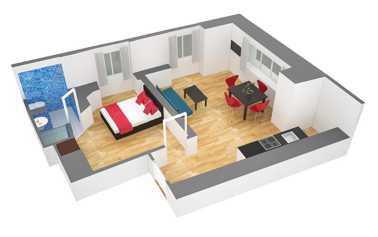 Hitrental Old Town Apartments Lucerna Esterno foto