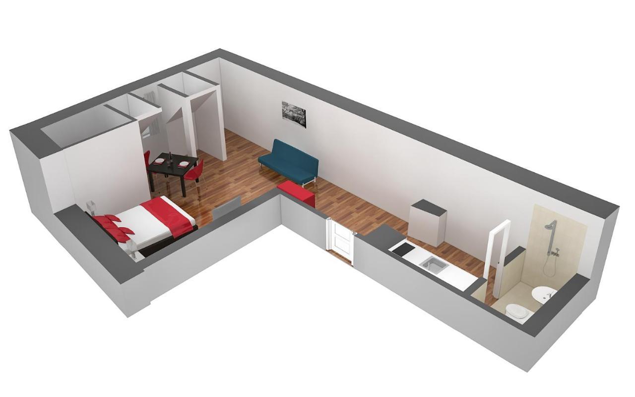 Hitrental Old Town Apartments Lucerna Esterno foto